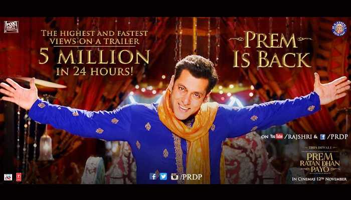 Prem Ratan Dhan Payo Official Trailer - Salman Khan & Sonam Kapoor this Diwali 2015