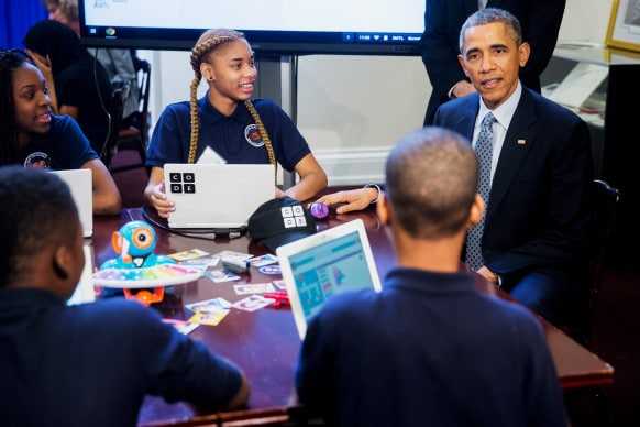 President Obama Pledges $4 billion toward computer science in schools