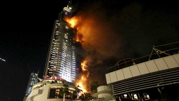 Dubai, United Arab Emirates: Fire Erupts at High-Rise Hotel in Downtown Center, Officials Say