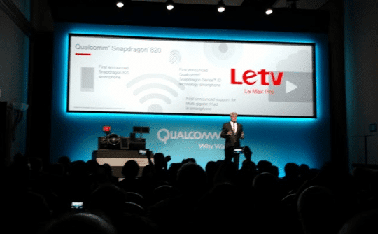 Letv to establish world's first smartphone with Qualcomm Snapdragon 820 chipset