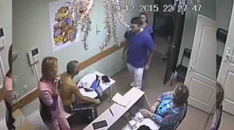 Video of Russian physician hitting patient, who dies, goes viral