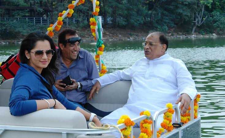"Sania Mirza" inaugurates Telangana Tourism as Luxury Yacht Rides at Hussain Sagar 