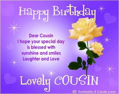short happy birthday quotes for a cousin