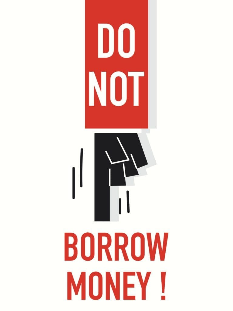 No debt